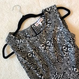 Emerald sundae fit and flare animal print dress